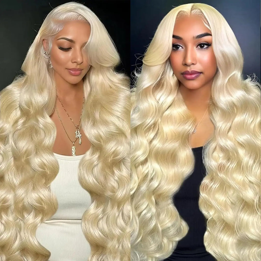 613 Honey Blonde Body Wave 13x6 Lace Front Human Hair Wig