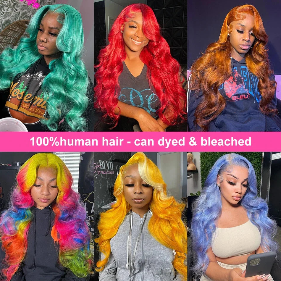 613 Honey Blonde Body Wave 13x6 Lace Front Human Hair Wig