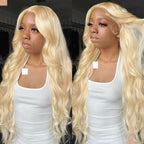 613 Honey Blonde Body Wave 13x6 Lace Front Human Hair Wig